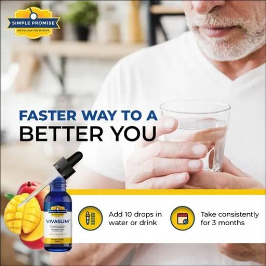 VivaSlim drops designed to support weight management by promoting healthy adiponectin levels